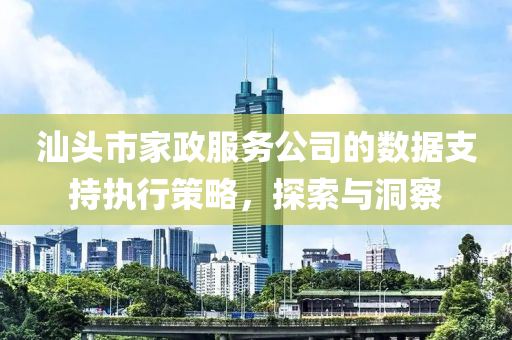 汕头市家政服务公司的数据支持执行策略，探索与洞察