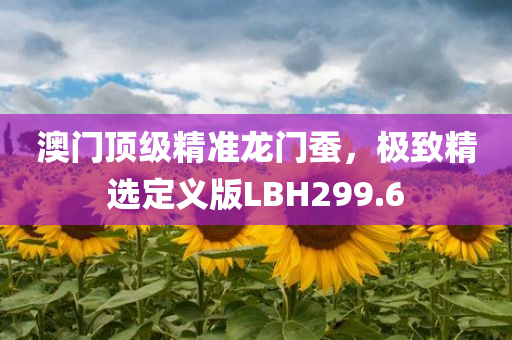 澳门顶级精准龙门蚕，极致精选定义版LBH299.6