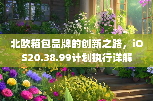 北欧箱包品牌的创新之路，iOS20.38.99计划执行详解