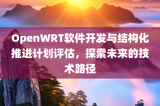 OpenWRT软件开发与结构化推进计划评估，探索未来的技术路径