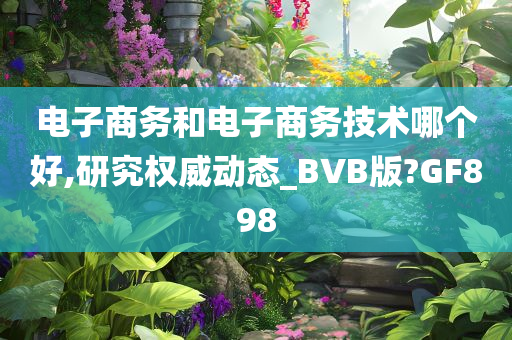 电子商务和电子商务技术哪个好,研究权威动态_BVB版?GF898