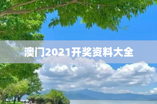 澳门2021开奖资料大全