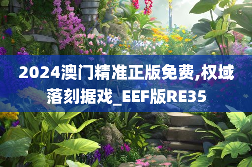 2024澳门精准正版免费,权域落刻据戏_EEF版RE35