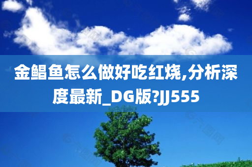 金鲳鱼怎么做好吃红烧,分析深度最新_DG版?JJ555