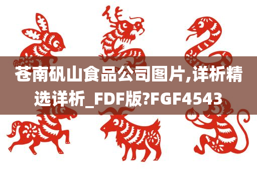 苍南矾山食品公司图片,详析精选详析_FDF版?FGF4543