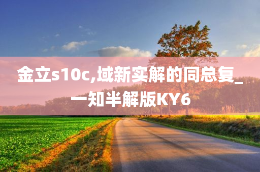 金立s10c,域新实解的同总复_一知半解版KY6