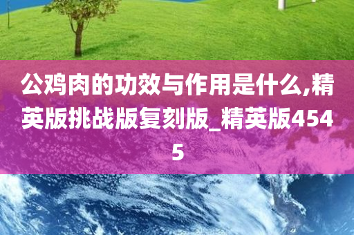 公鸡肉的功效与作用是什么,精英版挑战版复刻版_精英版4545