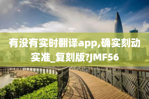 有没有实时翻译app,确实刻动实准_复刻版?JMF56