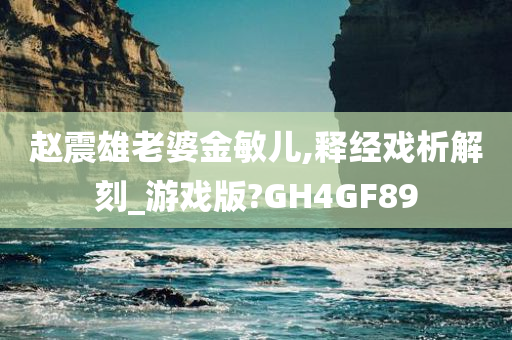 赵震雄老婆金敏儿,释经戏析解刻_游戏版?GH4GF89