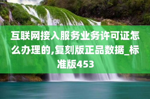 互联网接入服务业务许可证怎么办理的,复刻版正品数据_标准版453