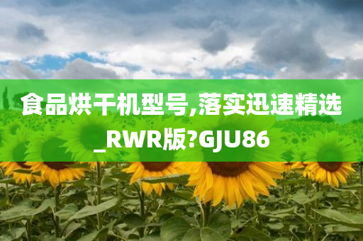 食品烘干机型号,落实迅速精选_RWR版?GJU86