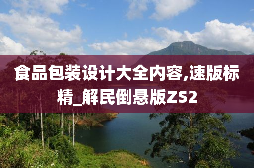 食品包装设计大全内容,速版标精_解民倒悬版ZS2