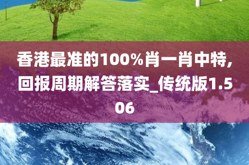 香港最准的100%肖一肖中特,回报周期解答落实_传统版1.506