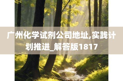 广州化学试剂公司地址,实践计划推进_解答版1817