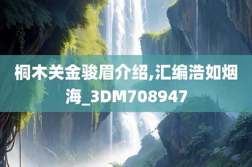 桐木关金骏眉介绍,汇编浩如烟海_3DM708947