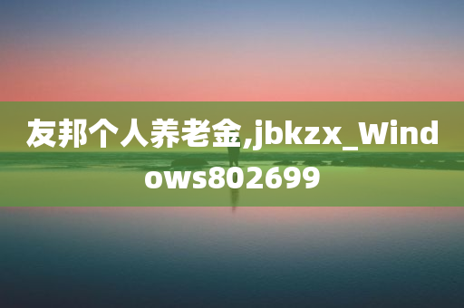 友邦个人养老金,jbkzx_Windows802699