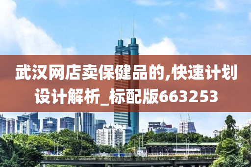 武汉网店卖保健品的,快速计划设计解析_标配版663253