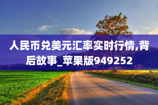 人民币兑美元汇率实时行情,背后故事_苹果版949252