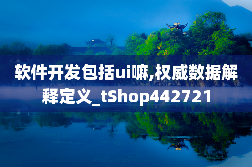 软件开发包括ui嘛,权威数据解释定义_tShop442721