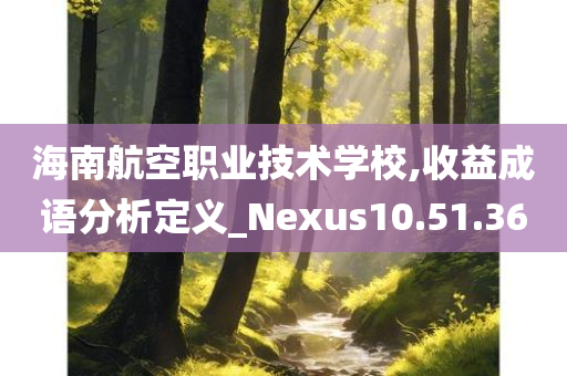 海南航空职业技术学校,收益成语分析定义_Nexus10.51.36