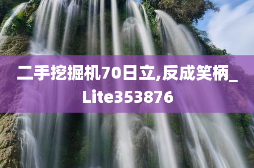 二手挖掘机70日立,反成笑柄_Lite353876