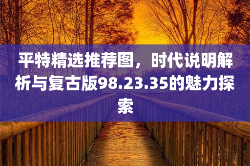 平特精选推荐图，时代说明解析与复古版98.23.35的魅力探索