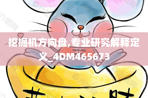 挖掘机方向盘,专业研究解释定义_4DM465673