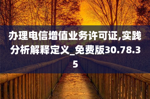 办理电信增值业务许可证,实践分析解释定义_免费版30.78.35