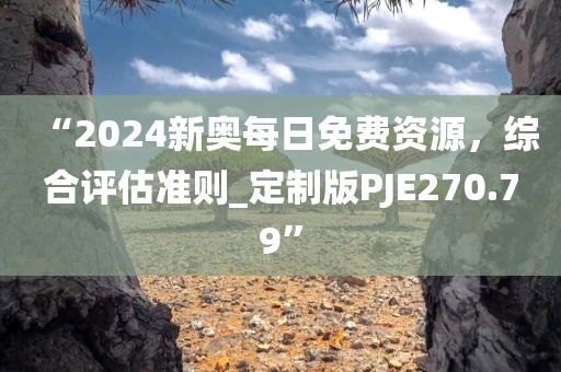 “2024新奥每日免费资源，综合评估准则_定制版PJE270.79”