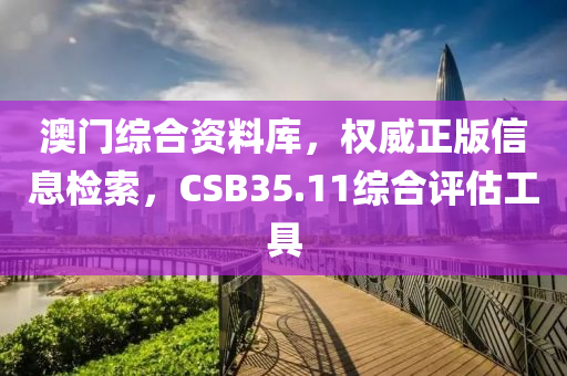 澳门综合资料库，权威正版信息检索，CSB35.11综合评估工具