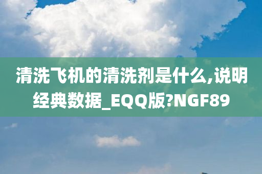 清洗飞机的清洗剂是什么,说明经典数据_EQQ版?NGF89