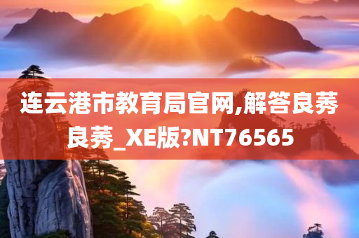 连云港市教育局官网,解答良莠良莠_XE版?NT76565