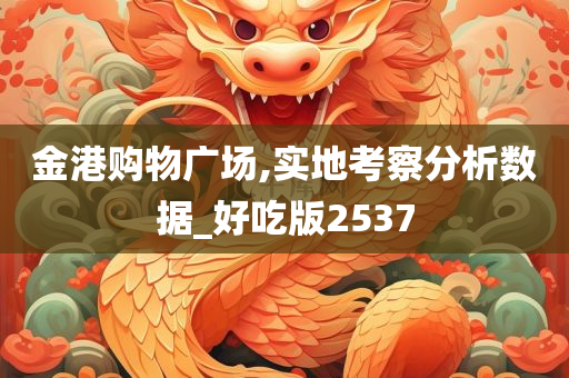 金港购物广场,实地考察分析数据_好吃版2537