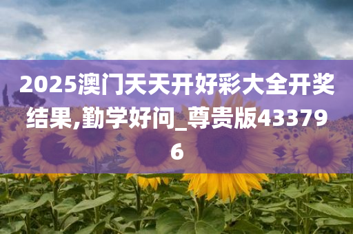 2025澳门天天开好彩大全开奖结果,勤学好问_尊贵版433796