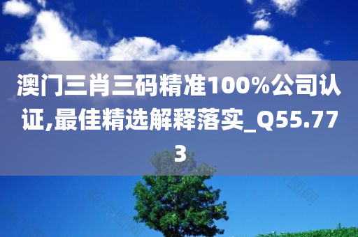 澳门三肖三码精准100%公司认证,最佳精选解释落实_Q55.773