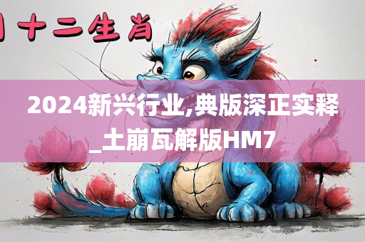 2024新兴行业,典版深正实释_土崩瓦解版HM7