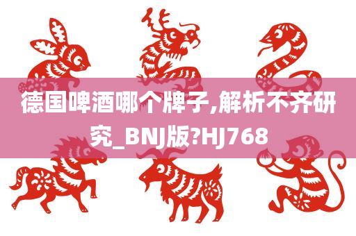 德国啤酒哪个牌子,解析不齐研究_BNJ版?HJ768