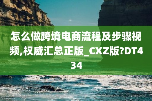 怎么做跨境电商流程及步骤视频,权威汇总正版_CXZ版?DT434