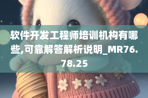 软件开发工程师培训机构有哪些,可靠解答解析说明_MR76.78.25