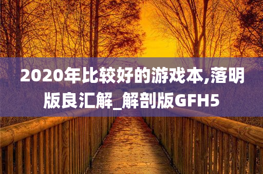 2020年比较好的游戏本,落明版良汇解_解剖版GFH5