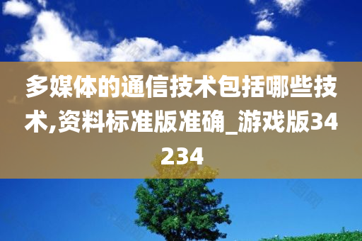 多媒体的通信技术包括哪些技术,资料标准版准确_游戏版34234