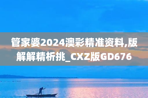 管家婆2024澳彩精准资料,版解解精析挑_CXZ版GD676