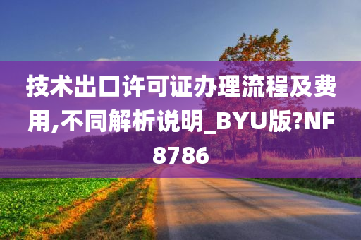 技术出口许可证办理流程及费用,不同解析说明_BYU版?NF8786