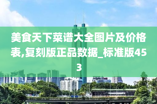 美食天下菜谱大全图片及价格表,复刻版正品数据_标准版453