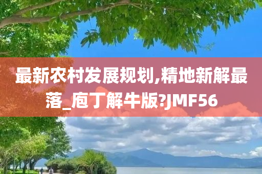 最新农村发展规划,精地新解最落_庖丁解牛版?JMF56