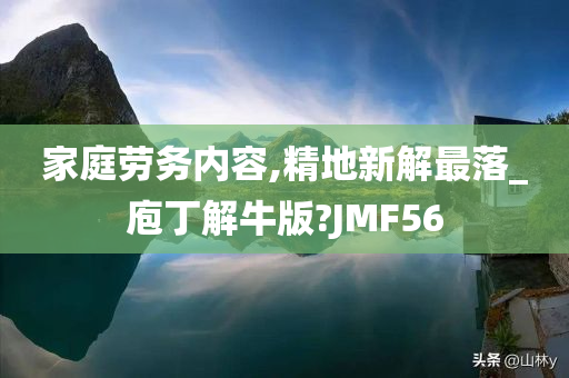 家庭劳务内容,精地新解最落_庖丁解牛版?JMF56