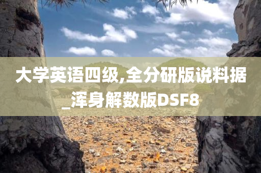 大学英语四级,全分研版说料据_浑身解数版DSF8