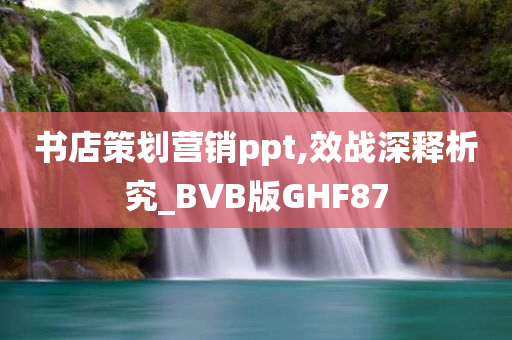 书店策划营销ppt,效战深释析究_BVB版GHF87