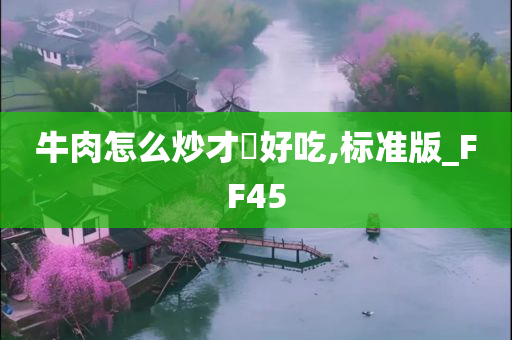 牛肉怎么炒才嫰好吃,标准版_FF45