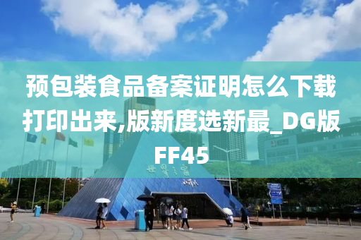 预包装食品备案证明怎么下载打印出来,版新度选新最_DG版FF45